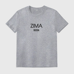 Футболка хлопковая мужская Zima, цвет: меланж