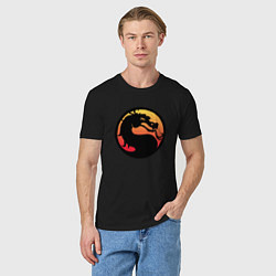 Футболка хлопковая мужская Mortal Kombat, цвет: черный — фото 2