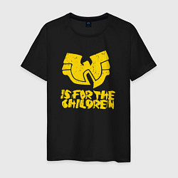 Футболка хлопковая мужская Wu-Tang для детей, цвет: черный