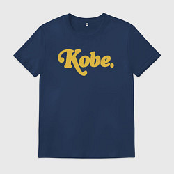 Футболка хлопковая мужская Kobe, цвет: тёмно-синий