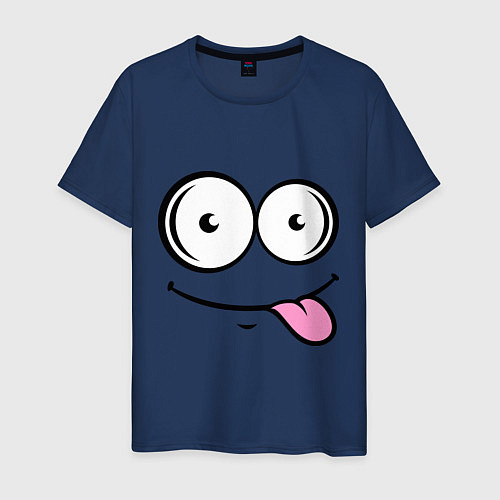 Мужская футболка Кайфушки / Тёмно-синий – фото 1