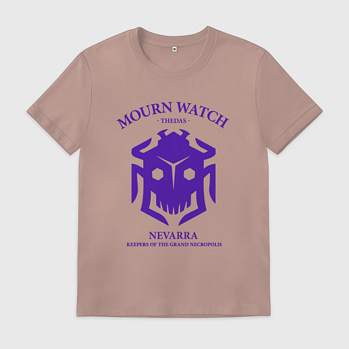 Мужская футболка Mourn Watch Dragon Age / Пыльно-розовый – фото 1