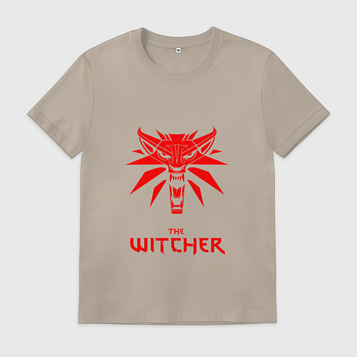 Мужская футболка The witcher games / Миндальный – фото 1