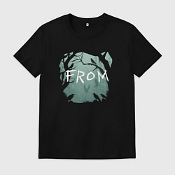 Футболка хлопковая мужская From series, цвет: черный