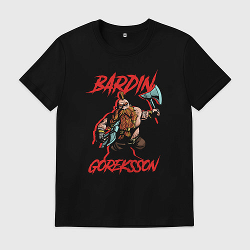 Мужская футболка Bardin Goreksson - Warhammer Vermintide / Черный – фото 1