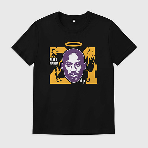 Мужская футболка Black mamba 24 / Черный – фото 1