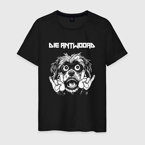 Мужская футболка Die Antwoord rock dog / Черный – фото 1