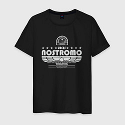 Футболка хлопковая мужская USCSS The Nostromo серый, цвет: черный