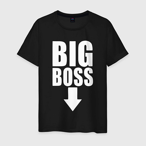 Мужская футболка Big boss arrow / Черный – фото 1