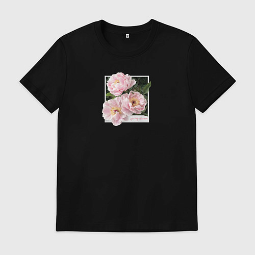 Мужская футболка Spring dream / Черный – фото 1