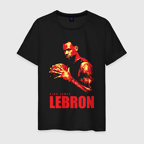 Мужская футболка King James Lebron / Черный – фото 1