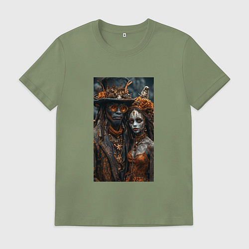 Мужская футболка Voodoo people / Авокадо – фото 1