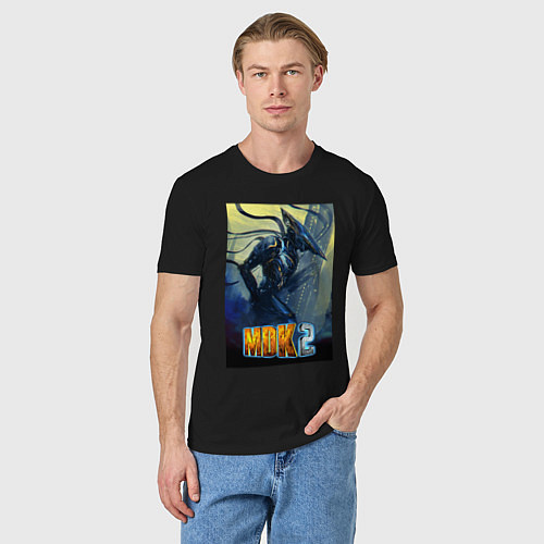 Мужская футболка MDK - Kurt / Черный – фото 3