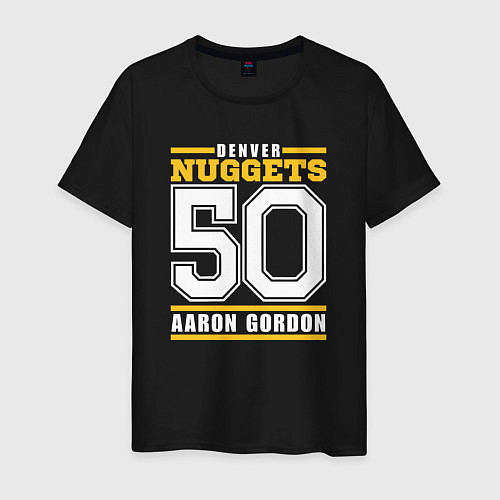 Мужская футболка Denver - Aaron Gordon / Черный – фото 1