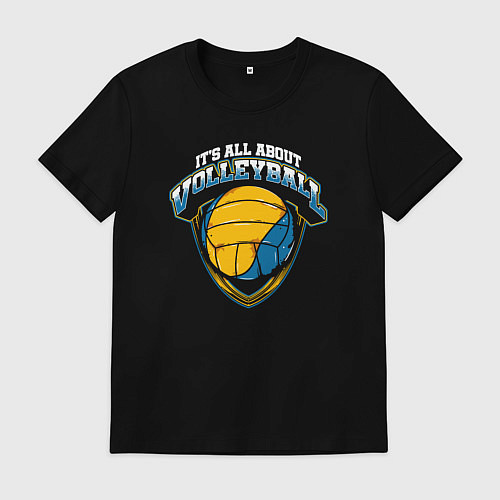 Мужская футболка Это всё волейбол / Черный – фото 1