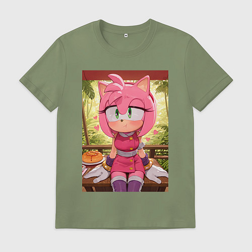 Мужская футболка Эми Роуз из Somic / Авокадо – фото 1