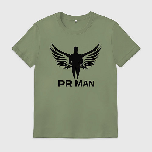Мужская футболка Пиарщик с крыльями / Авокадо – фото 1