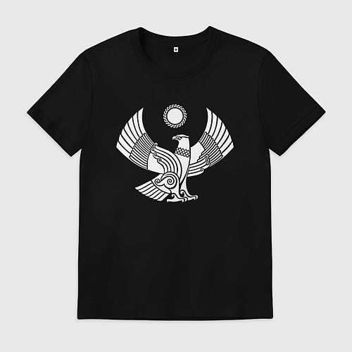 Мужская футболка Дагестанский герб / Черный – фото 1