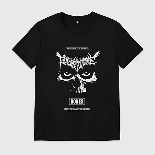 Мужская футболка Бонс / Черный – фото 1