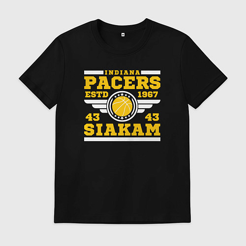 Мужская футболка Паскаль Сиакам / Черный – фото 1