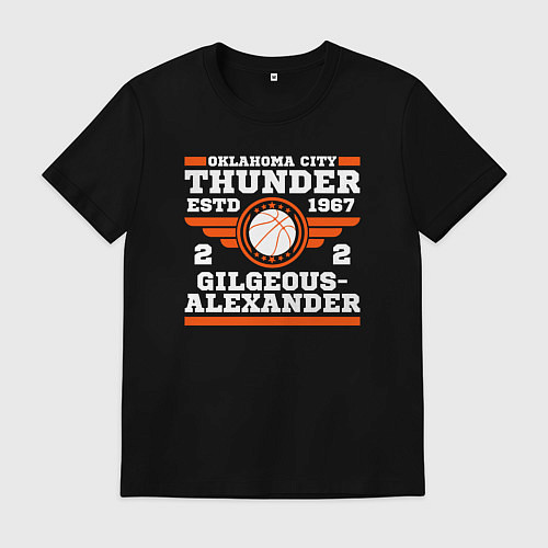 Мужская футболка Shai - Oklahoma Thunder / Черный – фото 1
