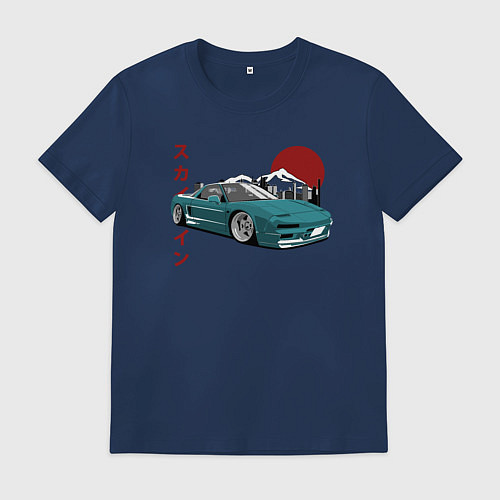 Мужская футболка Toyota MR2 / Тёмно-синий – фото 1