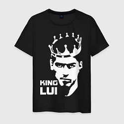 Футболка хлопковая мужская King Lui Suarez, цвет: черный