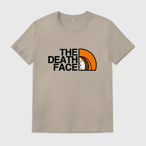 Мужская футболка Кенни лицо смерти / Миндальный – фото 1