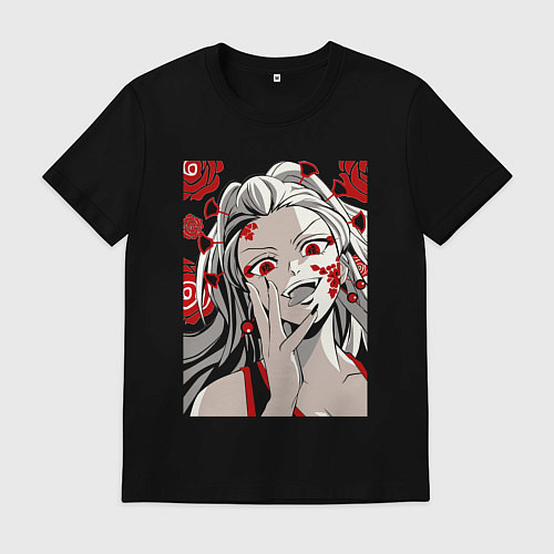 Мужская футболка Клинок, рассекающий демонов Даки / Черный – фото 1