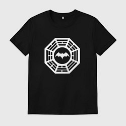 Футболка хлопковая мужская Dharma Batman, цвет: черный