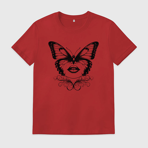 Мужская футболка Изящная трансформация / Красный – фото 1