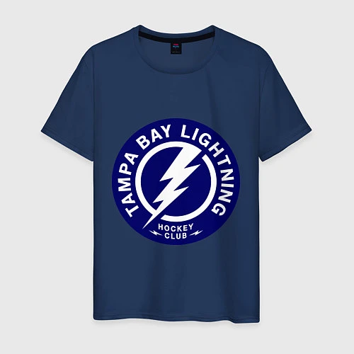 Мужская футболка HC Tampa Bay Lightning / Тёмно-синий – фото 1