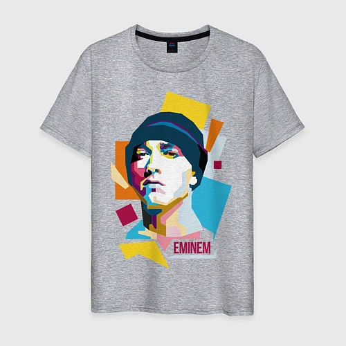 Мужская футболка Eminem / Меланж – фото 1