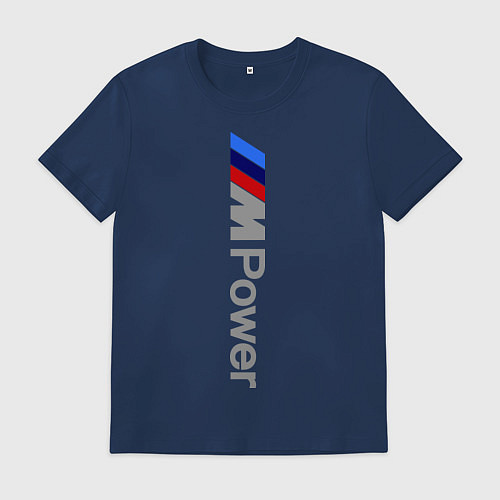 Мужская футболка BMW M Power / Тёмно-синий – фото 1