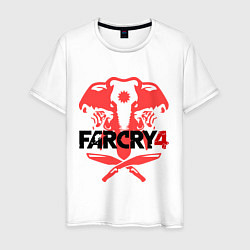 Футболка хлопковая мужская Far Cry 4, цвет: белый