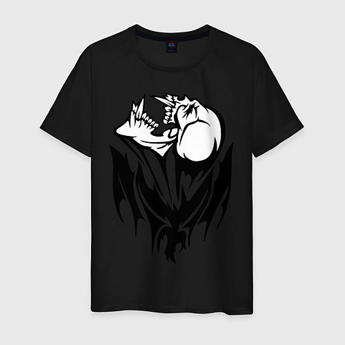 Мужская футболка Крылатая смерть / Черный – фото 1
