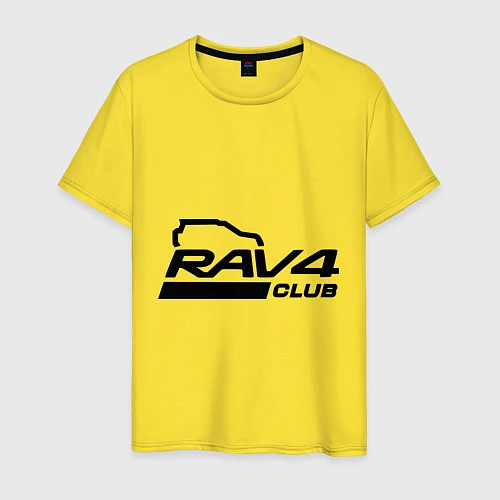 Мужская футболка RAV4 / Желтый – фото 1