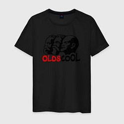Футболка хлопковая мужская Oldscool USSR, цвет: черный