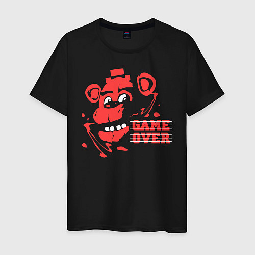 Мужская футболка Freddy Game Over / Черный – фото 1