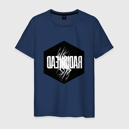 Мужская футболка Radiohead / Тёмно-синий – фото 1