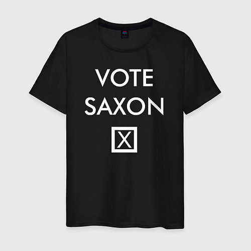 Мужская футболка Vote Saxon / Черный – фото 1