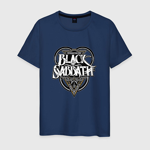 Мужская футболка Black Sabbath / Тёмно-синий – фото 1