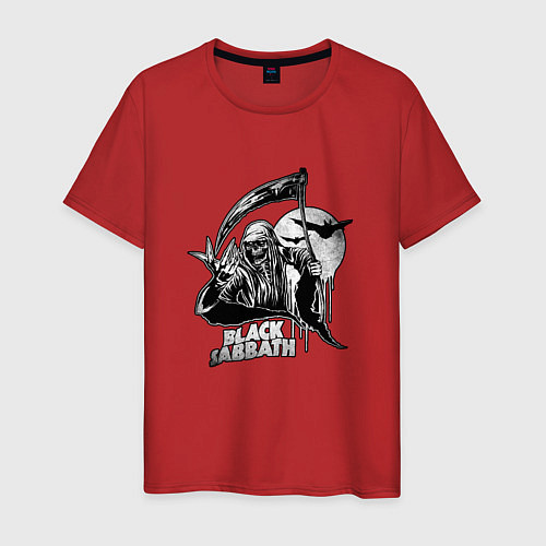 Мужская футболка Black Sabbath: Grim Reaper / Красный – фото 1