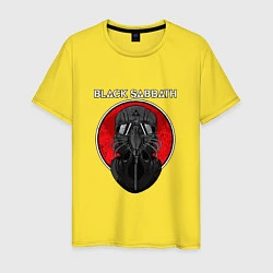 Футболка хлопковая мужская Black Sabbath: Toxic, цвет: желтый