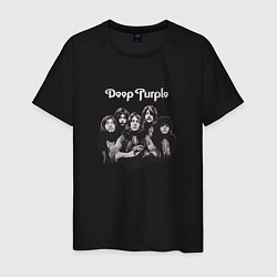 Футболка хлопковая мужская Deep Purple: Rock Group, цвет: черный
