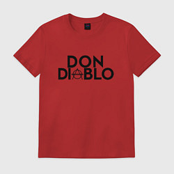 Футболка хлопковая мужская Don Diablo, цвет: красный