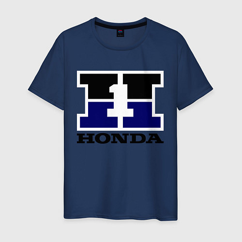 Мужская футболка Honda / Тёмно-синий – фото 1
