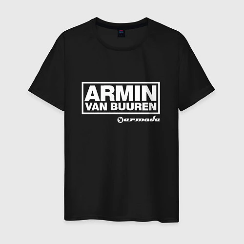 Мужская футболка Armin van Buuren / Черный – фото 1