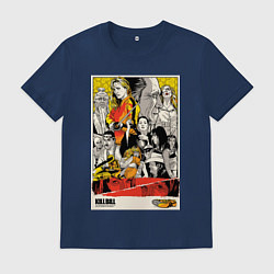 Футболка хлопковая мужская Kill Bill Stories, цвет: тёмно-синий