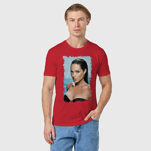 Мужская футболка Summer Jolie / Красный – фото 3